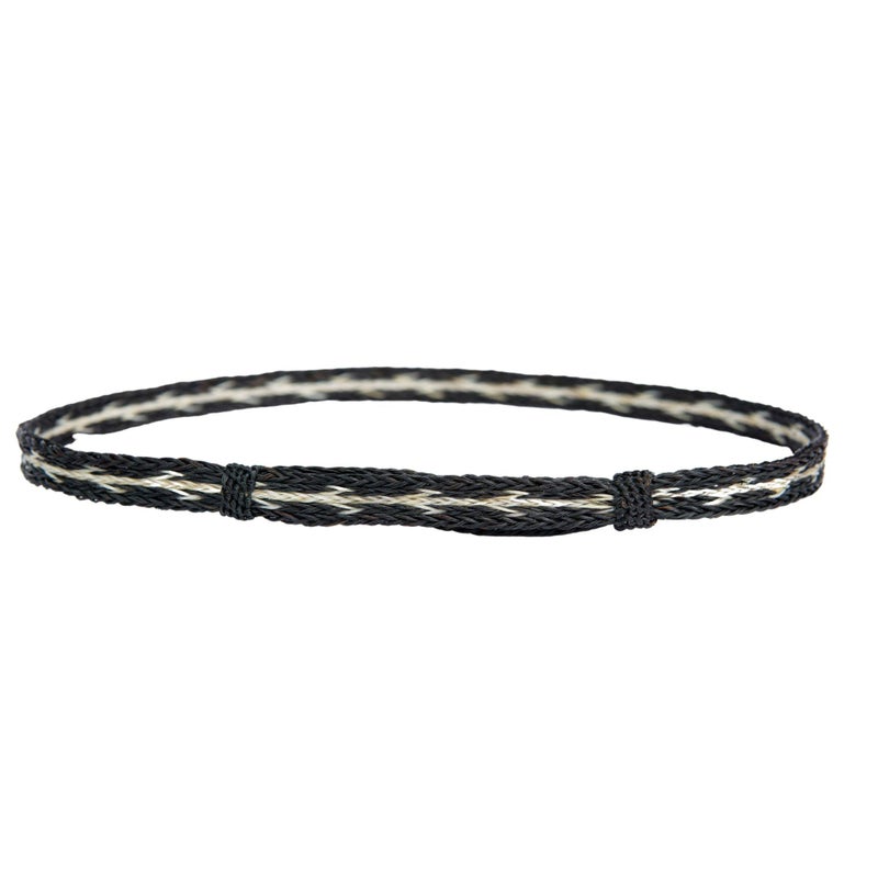 Gamboa Cowboy Hat Band, Horsehair Hat Band for Men and Women, One Size Fits All, Black - Image 1